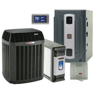 Group of equipment for cooling and air conditioning